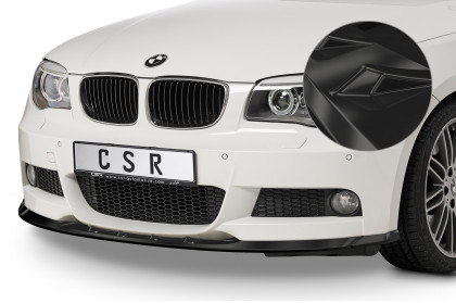 Spoiler pod přední nárazník CSR CUP - BMW 1 E82 / E88 M-Paket černý lesklý