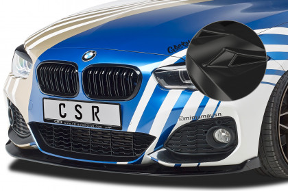 Spoiler pod přední nárazník CSR CUP - BMW 1 F20/F21 černý lesk