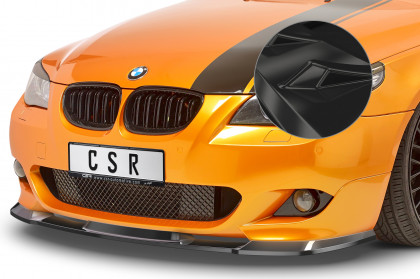 Spoiler pod přední nárazník CSR CUP - BMW 5 E60/E61 M-Paket černý lesklý