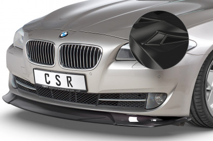 Spoiler pod přední nárazník CSR CUP - BMW 5 F10 / F11 černý lesklý