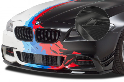 Spoiler pod přední nárazník CSR CUP - BMW 5 F10 / F11 M-Paket carbon look lesklý