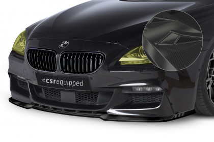 Spoiler pod přední nárazník CSR CUP - BMW 6 F12/F13/F06- M-Paket 2011-2018 carbon look lesklý