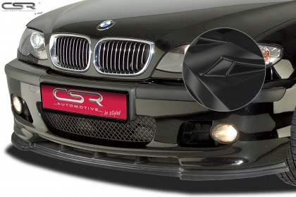 Spoiler pod přední nárazník CSR CUP - BMW E46 černý lesklý