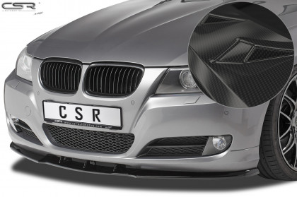 Spoiler pod přední nárazník CSR CUP - BMW E90 / E91 LCI carbon look lesklý