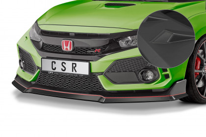 Spoiler pod přední nárazník CSR CUP - Honda Civic FK8 Type R 17- černý matný