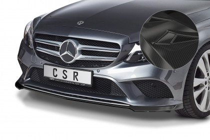 Spoiler pod přední nárazník CSR CUP - Mercedes Benz C W205 18-21 carbon look lesklý 