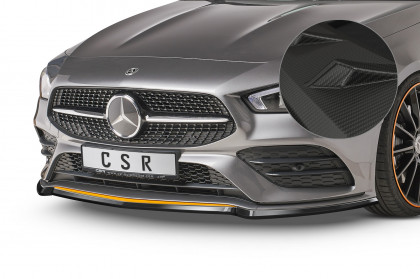 Spoiler pod přední nárazník CSR CUP - Mercedes Benz CLA C118/X118 AMG-Line carbon matný