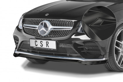 Spoiler pod přední nárazník CSR CUP - Mercedes Benz GLC C253 Coupe carbon lesklý