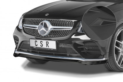 Spoiler pod přední nárazník CSR CUP - Mercedes Benz GLC C253 Coupe černý matný 