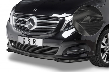 Spoiler pod přední nárazník CSR CUP - Mercedes Benz V-Klasse 447 carbon lesklý