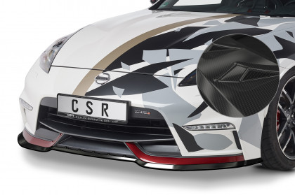 Spoiler pod přední nárazník CSR CUP - Nissan 370Z Nismo carbon look lesklý