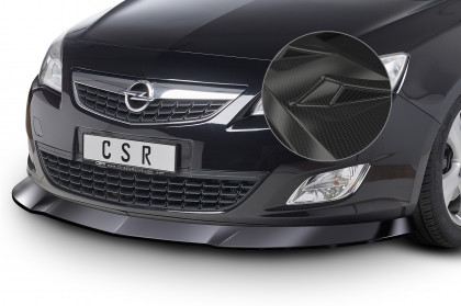 Spoiler pod přední nárazník CSR CUP - Opel Astra J 09-12 carbon look lesklý