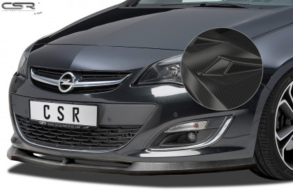 Spoiler pod přední nárazník CSR CUP - Opel Astra J carbon look lesklý