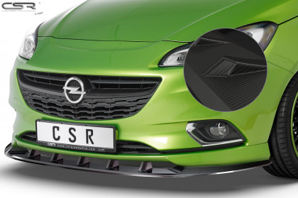 Spoiler pod přední nárazník CSR CUP - Opel Corsa E OPC-Line carbon look matný