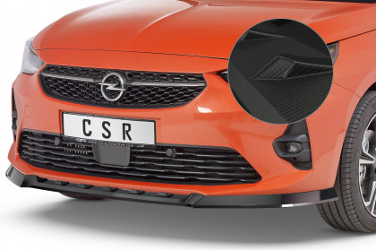 Spoiler pod přední nárazník CSR CUP - Opel Corsa F GS-Line carbon look matný