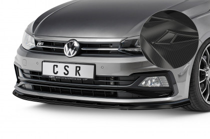 Spoiler pod přední nárazník CSR CUP - Polo VI 2G (Typ AW) GTI / R-Line carbon look lesklý