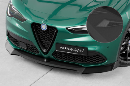 Spoiler pod přední nárazník CSR CUP pro Alfa Romeo Stelvio 2017- černá struktura