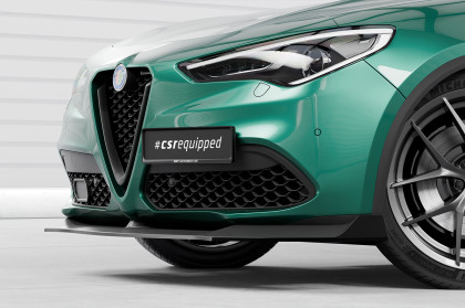 Spoiler pod přední nárazník CSR CUP pro Alfa Romeo Stelvio 2017- černý matný