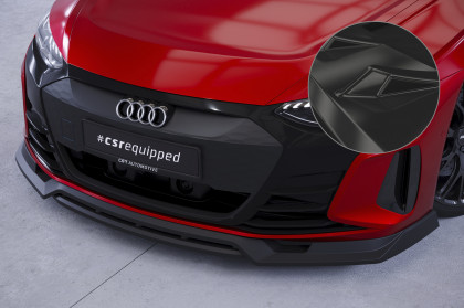 Spoiler pod přední nárazník CSR CUP pro Audi e-tron GT  - černý lesklý