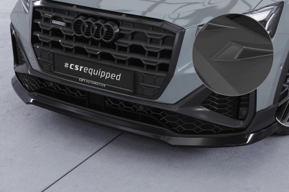 Spoiler pod přední nárazník CSR CUP pro Audi Q2 (Typ GA) S-Line 2020- černý matný
