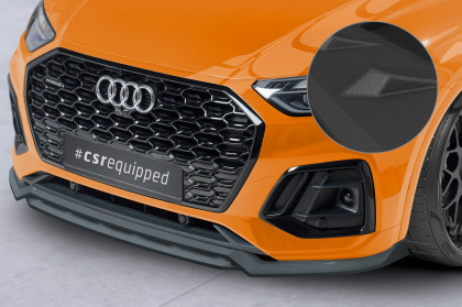 Spoiler pod přední nárazník CSR CUP pro Audi Q5 (FY/FYT) S-Line / SQ5 (FY) -  černá struktura