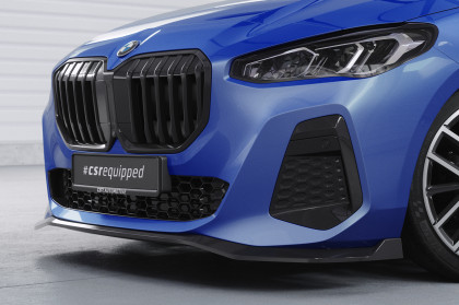 Spoiler pod přední nárazník CSR CUP pro BMW 2 U06 Active Tourer 2021- carbon look lesklý