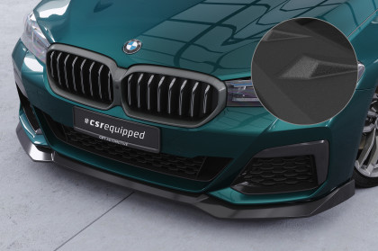 Spoiler pod přední nárazník CSR CUP pro BMW 5 G30/G31 M-Paket LCI - černá struktura