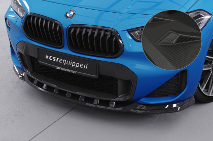 Spoiler pod přední nárazník CSR CUP pro BMW X2 F39 M-Paket - carbon look matný