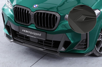 Spoiler pod přední nárazník CSR CUP pro BMW X3 G01 M-Paket / M40i / M40d (LCI) 2021- carbon look matný