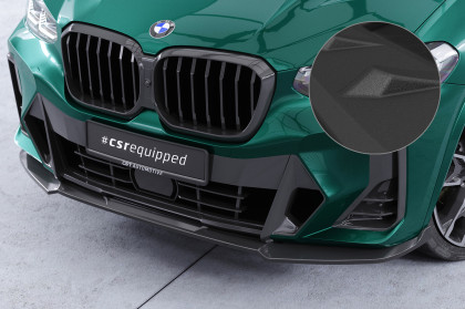 Spoiler pod přední nárazník CSR CUP pro BMW X3 G01 M-Paket / M40i / M40d (LCI) 2021- černá struktura