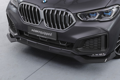 Spoiler pod přední nárazník CSR CUP pro BMW X6 (G06) 2019-2023 základní - černý lesklý