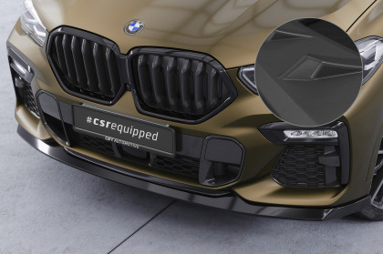 Spoiler pod přední nárazník CSR CUP pro BMW X6 (G06) M-Paket / M50i -černý matný