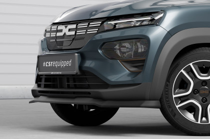 Spoiler pod přední nárazník CSR CUP pro Dacia Spring Electric 2020- carbon look lesklý