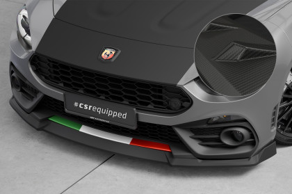 Spoiler pod přední nárazník CSR CUP pro Fiat Abarth 124 Spider - carbon look matný