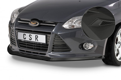 Spoiler pod přední nárazník CSR CUP pro Ford Focus MK3 10-14 carbon look matný