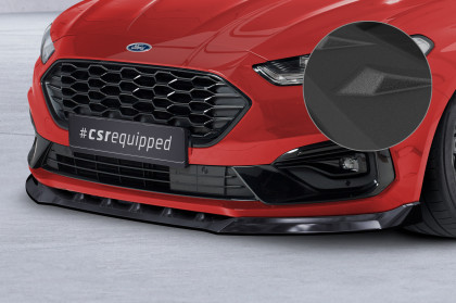 Spoiler pod přední nárazník CSR CUP pro Ford Mondeo MK5 BA7 Turnier ST-Line 19-22 - černá struktura