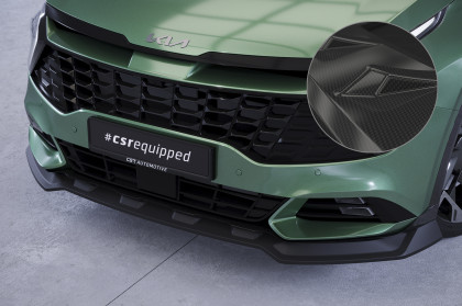 Spoiler pod přední nárazník CSR CUP pro Kia Sportage (NQ5) - carbon look lesklý