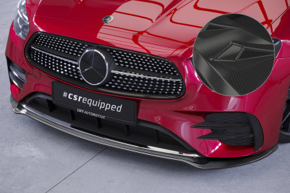 Spoiler pod přední nárazník CSR CUP pro Mercedes Benz E-Klasse A238/C238 AMG-Line 2020- carbon look lesklý