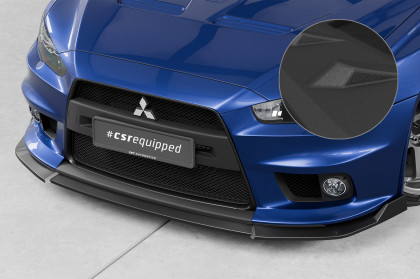 Spoiler pod přední nárazník CSR CUP pro Mitsubishi Lancer Evolution X 2009-2019  - černá struktura