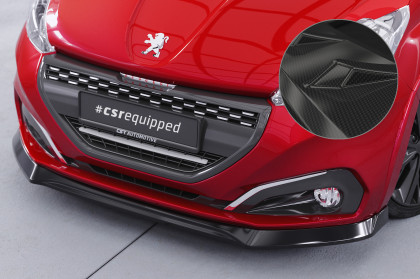 Spoiler pod přední nárazník CSR CUP pro Peugeot 208 GTi carbon look lesklý