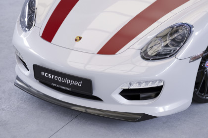 Spoiler pod přední nárazník CSR CUP pro Porsche Boxster 987 - černý matný