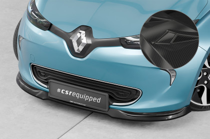 Spoiler pod přední nárazník CSR CUP pro Renault Zoe 2012- carbon look lesklý