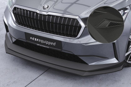 Spoiler pod přední nárazník CSR CUP pro Škoda Enyaq iV - carbon look matný