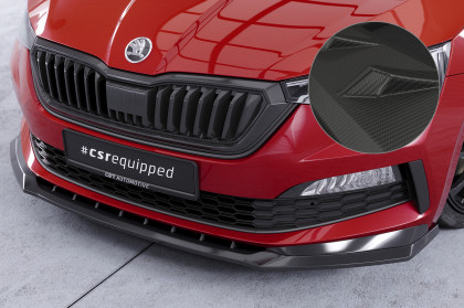 Spoiler pod přední nárazník CSR CUP pro Škoda Scala Monte Carlo - carbon look matný