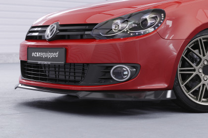 Spoiler pod přední nárazník CSR CUP pro VW Golf 6 (Typ 5K1) 2008-2012 - carbon look lesklý