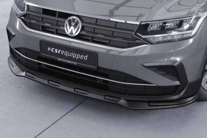 Spoiler pod přední nárazník CSR CUP pro VW Tiguan II (Typ AD) (Facelift) 2020- carbon look lesklý