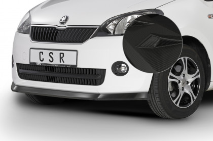 Spoiler pod přední nárazník CSR CUP - Škoda Citigo 11-17 carbon look matný