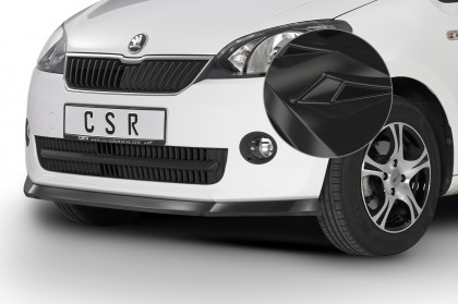 Spoiler pod přední nárazník CSR CUP - Škoda Citigo facelift černý lesklý