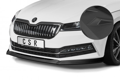 Spoiler pod přední nárazník CSR CUP - Škoda Superb III 19- (Typ 3V)  - černý matný