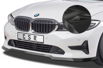 Spoiler pod přední nárazník CSR CUP v2 - BMW 3 G20 / G21 19- carbon lesklý